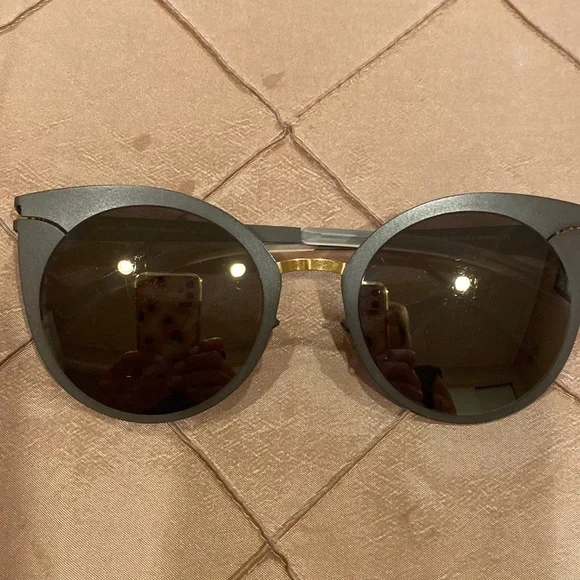 Mykita Berlin round tinted anti-reflective sunglasses MYKITA NO1 CARLO SUNGLASSES main image 3